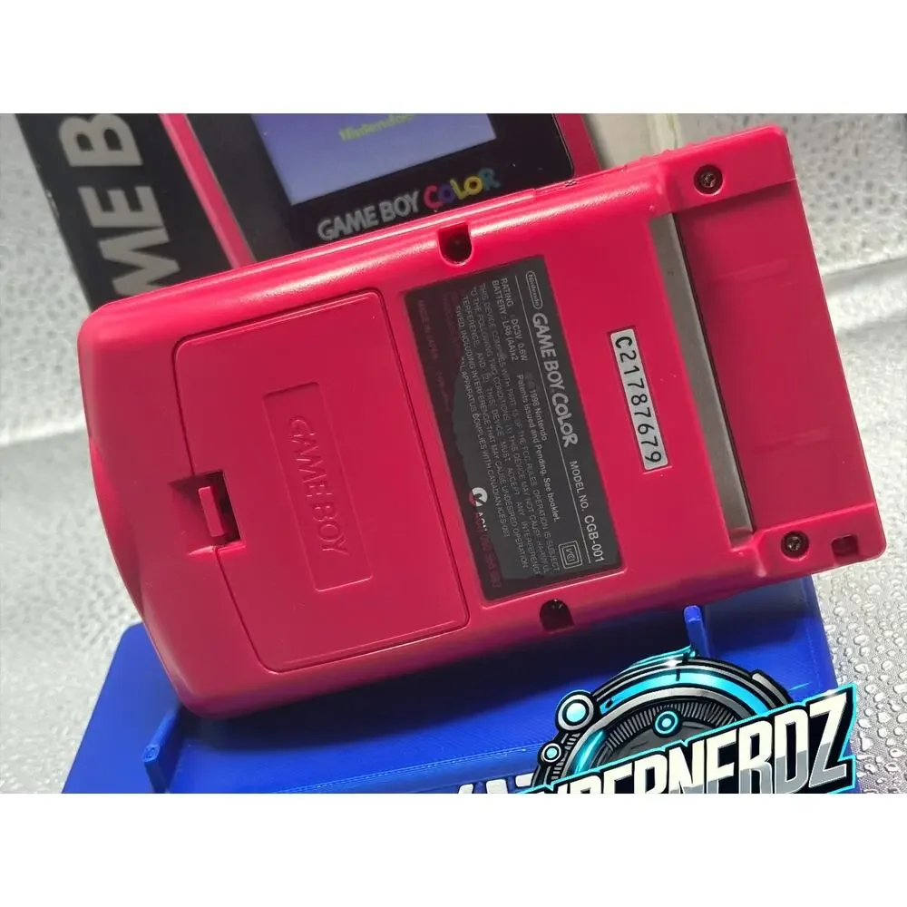 Pink gameboy color in box! Great condition!